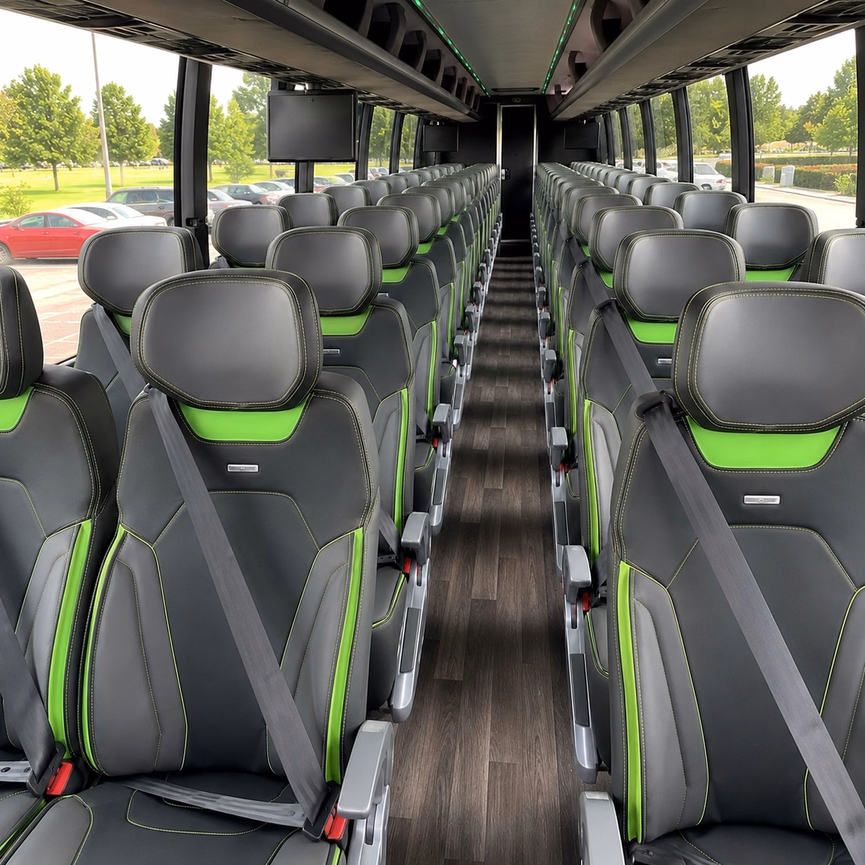 south san francisco charter bus rental interior