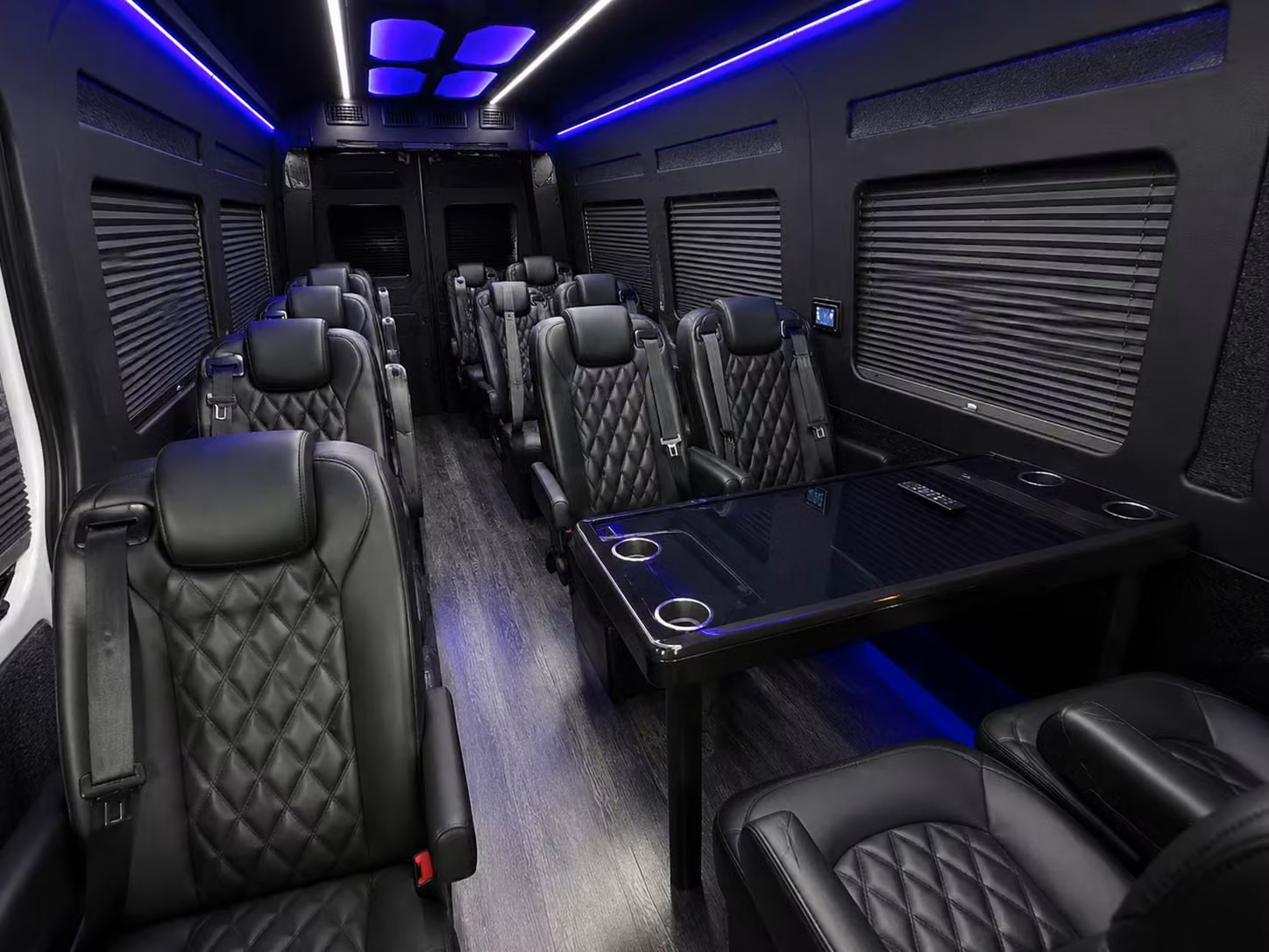 sprinter van with driver inside